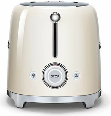 Toster Smeg TSF01CREU, 2 slote 36mm, 950W, krem