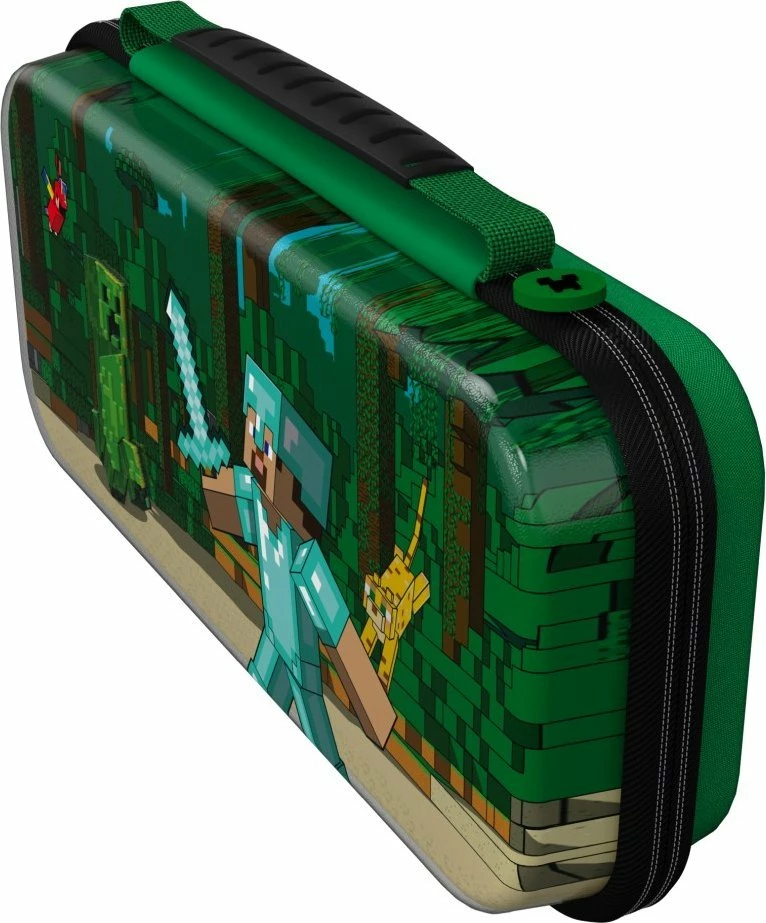 Kasë udhëtimi PDP REALMz Plus GLOW 500-245-FSBT, për Nintendo Switch/Switch Lite/Switch OLED, glow in the dark, e gjelbër