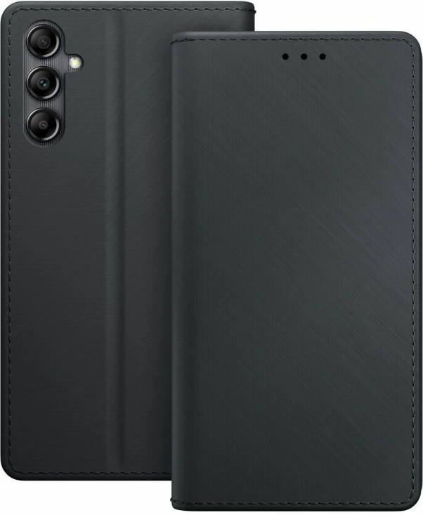 Kutia-portofol për Samsung Galaxy A14 4G 3mk, e zezë