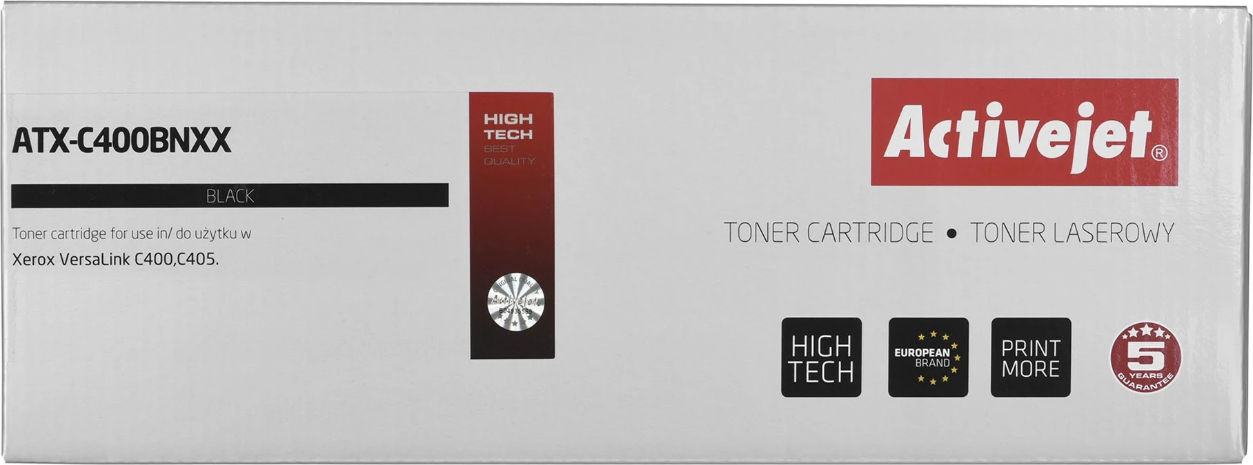 Toner për printer Xerox Activejet ATX-C400BNXX, Laser Printing, i zi 
