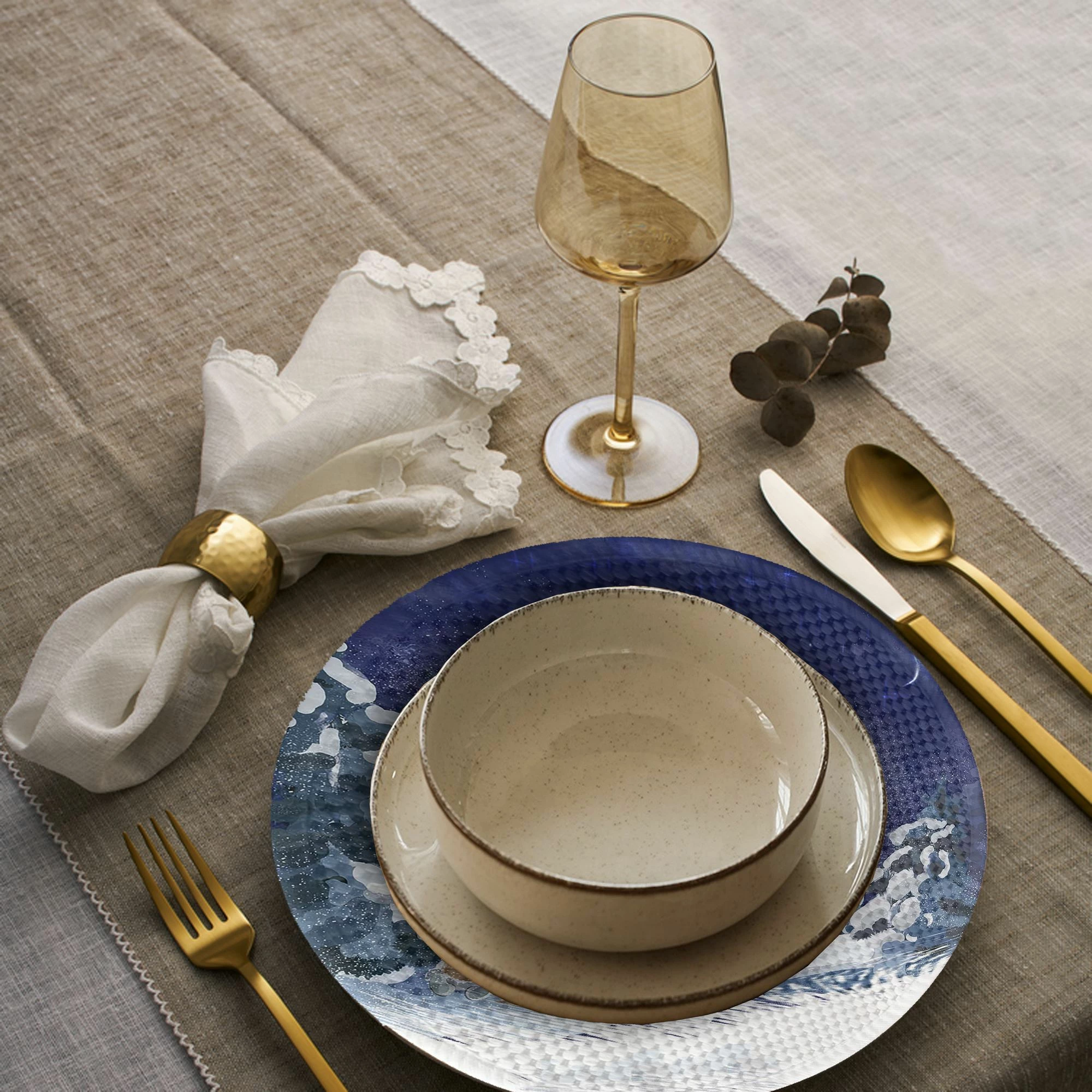 Set nënshtrues tavoline Hermia Concept, shumëngjyrësh, 3457Supla, 4 copë