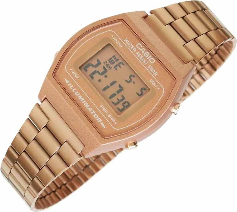 Orë dore për femra Casio, rozë gold