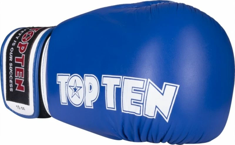 Doreza boksi TOP TEN FIGHT RTT-2 10 oz, të kaltërta/kuqe [Ngjyra: Kaltër]