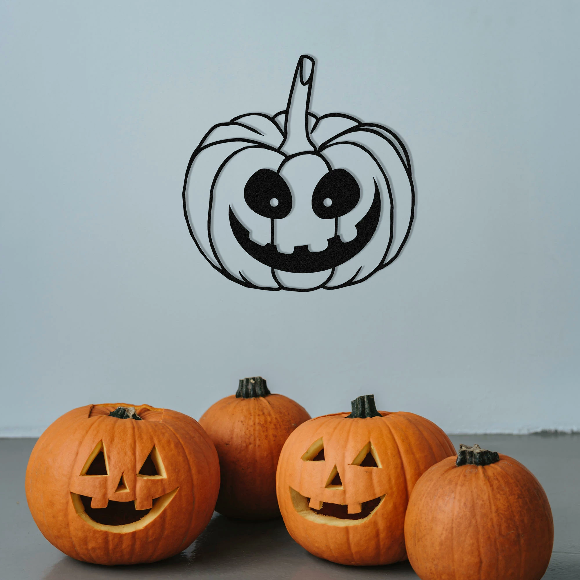 Aksesor dekorativ metalik për mur, Wallity, Halloween 6