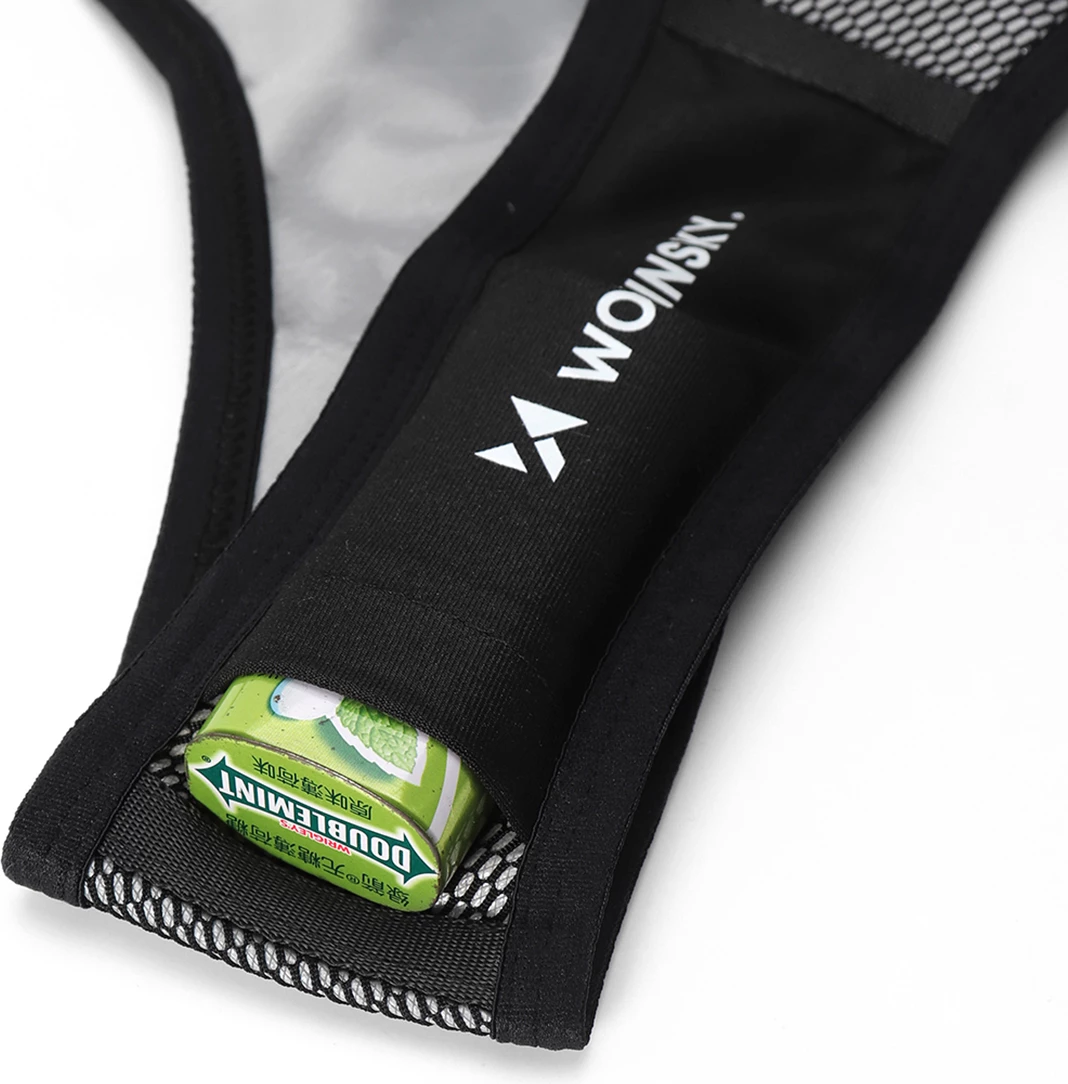 Jelek reflektues sportiv Wozinsky WKDB1, poliestër, 150g, i zi