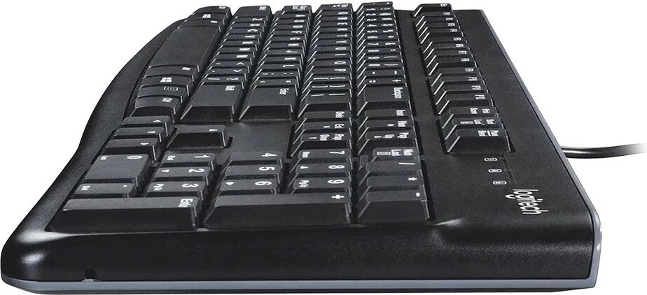 Tastierë Logitech K120, me kabllo, USB, AZERTY, e zezë