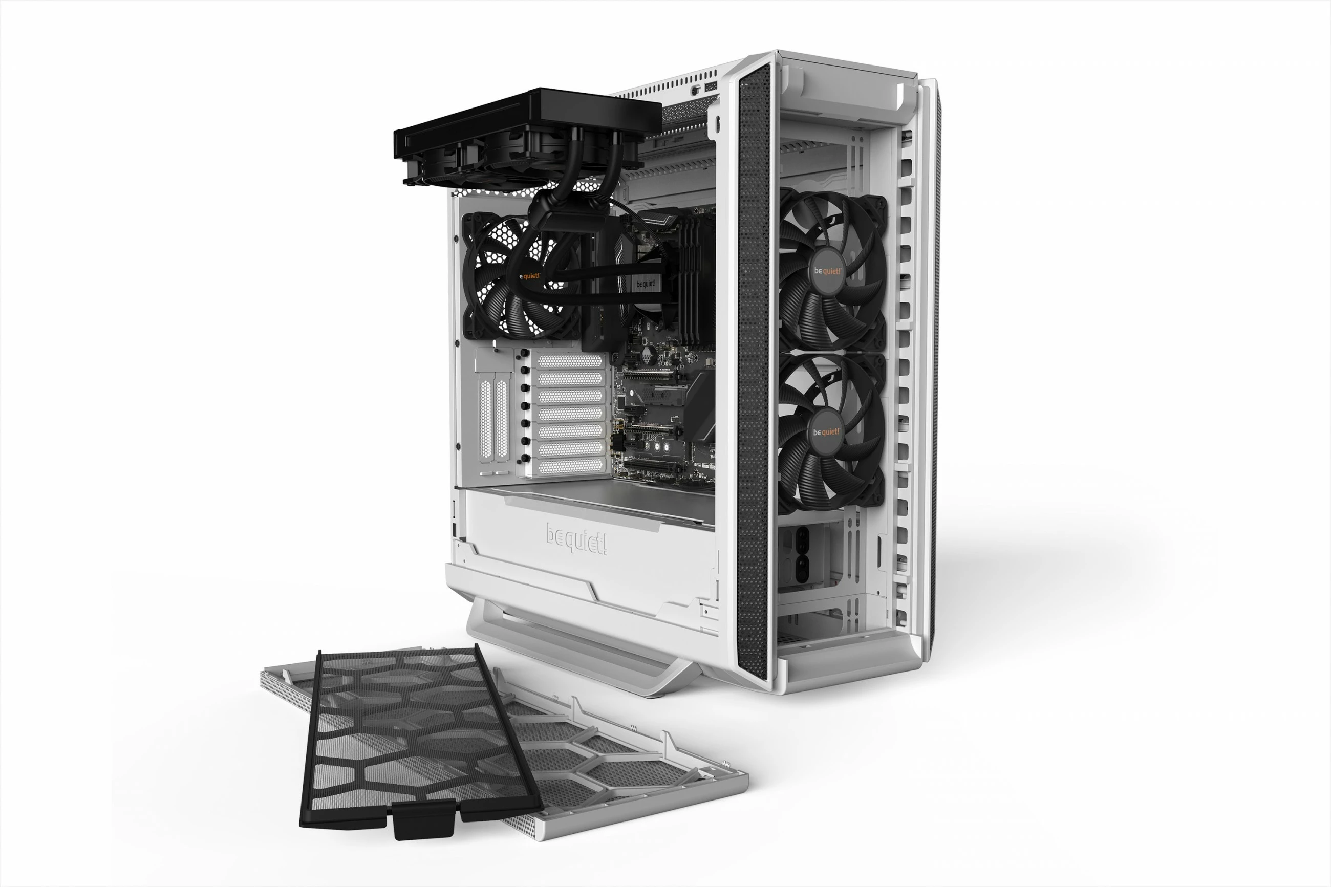 Kasë Be Quiet! Silent Base 802, Midi Tower, PC, ATX, EATX, micro ATX, Mini-ITX, e bardhë