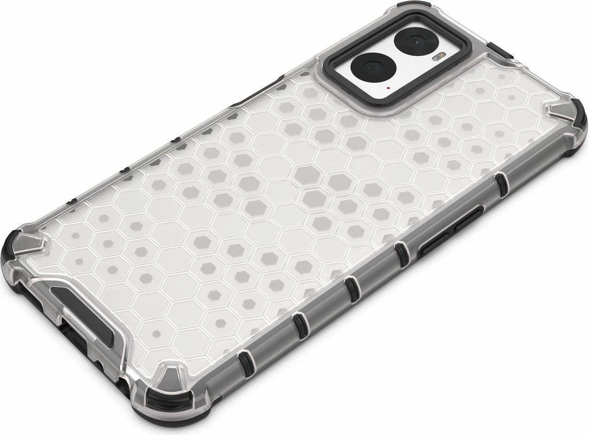 Mbështjellës Hurtel Honeycomb për Oppo A76 / Oppo A36 / Realme 9i, Transparent