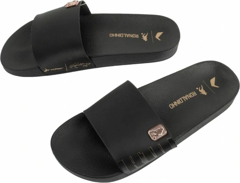 Papuqe sportive për meshkuj Rider R10 Slide, të zeza