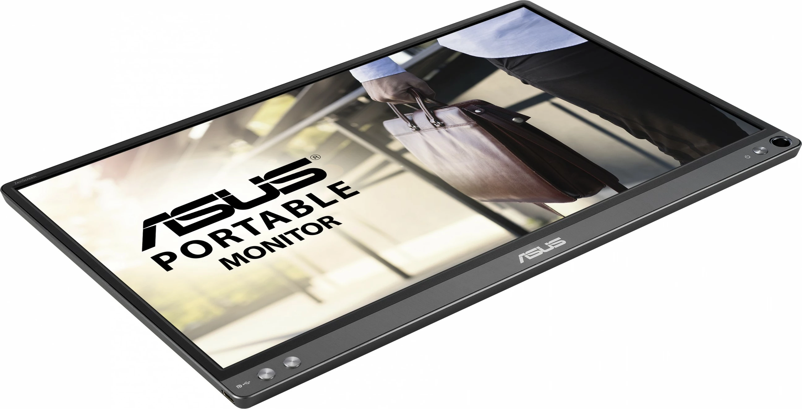 Monitor portativ ASUS ZenScreen MB16ACE, 15.6", Full HD, LED, Gri