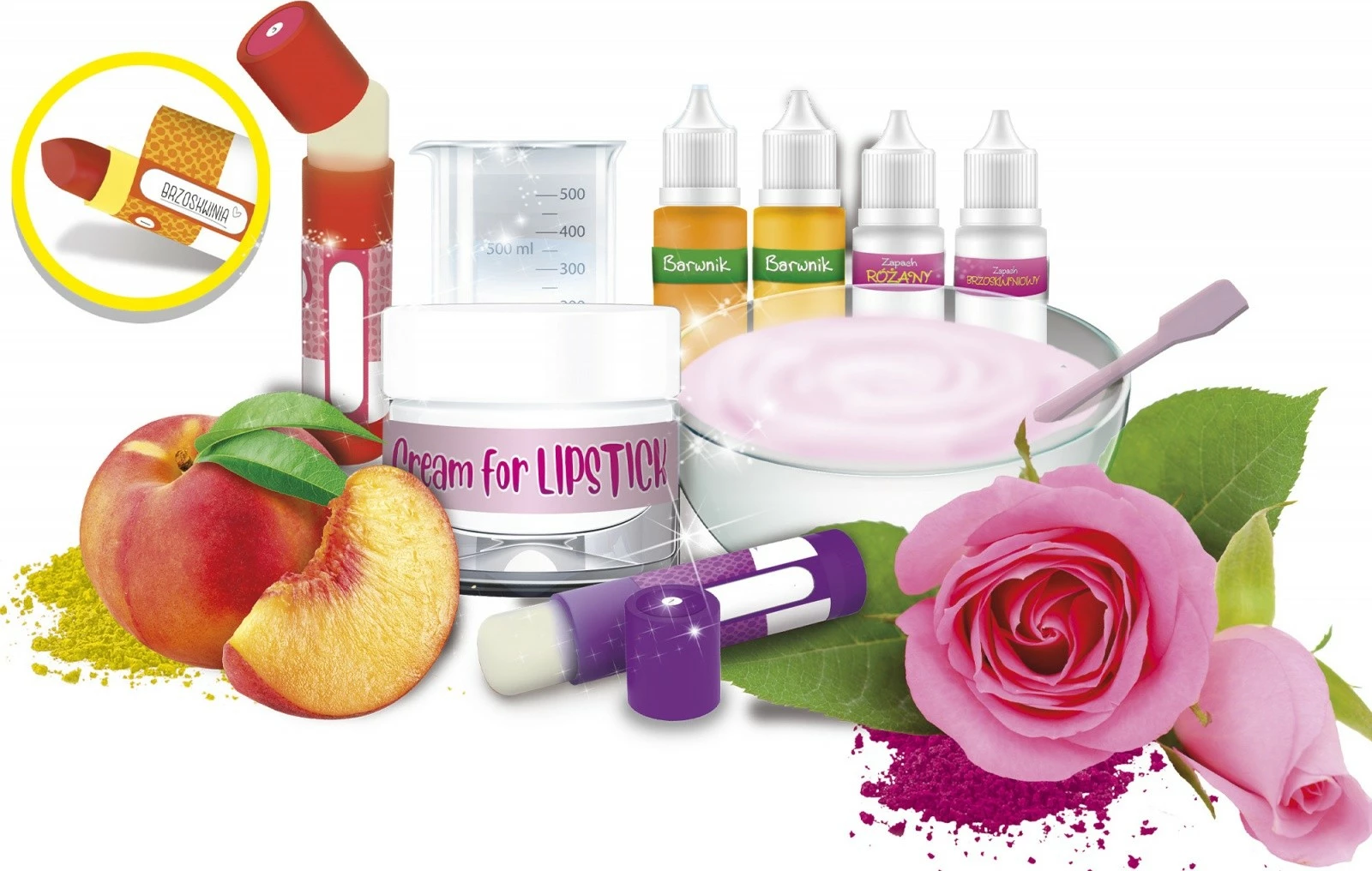 Set edukativ Lisciani Laboratory of Im a Genius - Lipstick Factory, për vajza, 8+ vjeç