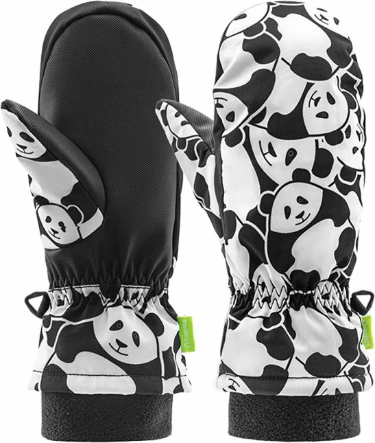 Doreza ski për fëmijë Qunature Panda Heat Transfer, të zeza/të bardha, S