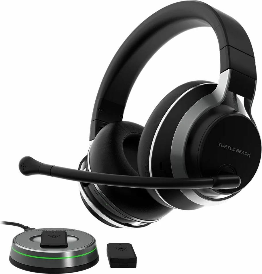 Kufje gaming Turtle Beach Stealth Pro për Xbox, wireless 2.4GHz + Bluetooth, ANC, surround sound, të zeza