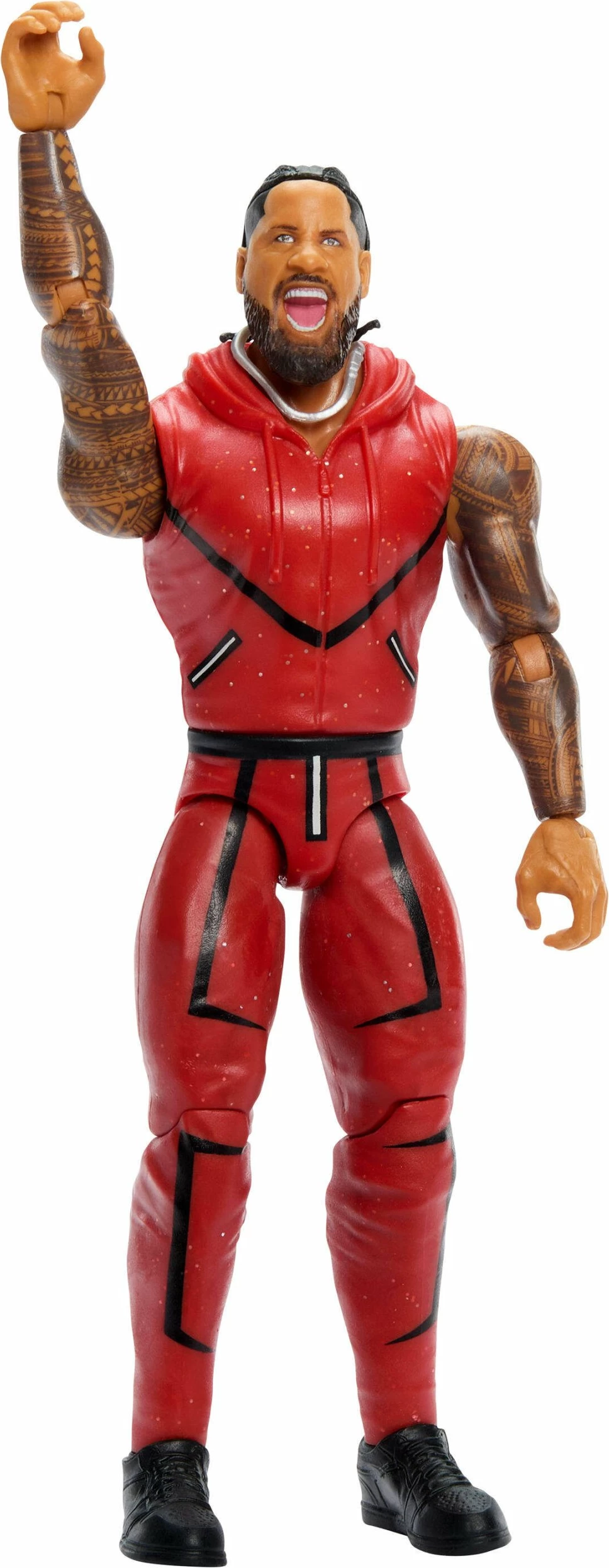 Figurinë aksioni Mattel WWE Main Event Series Jimmy Uso JHH88 15 cm, e kuqe