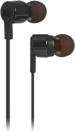 Kufje JBL Tune 210, 3.5 mm, me mikrofon, kabllo 1.2 m, të zeza