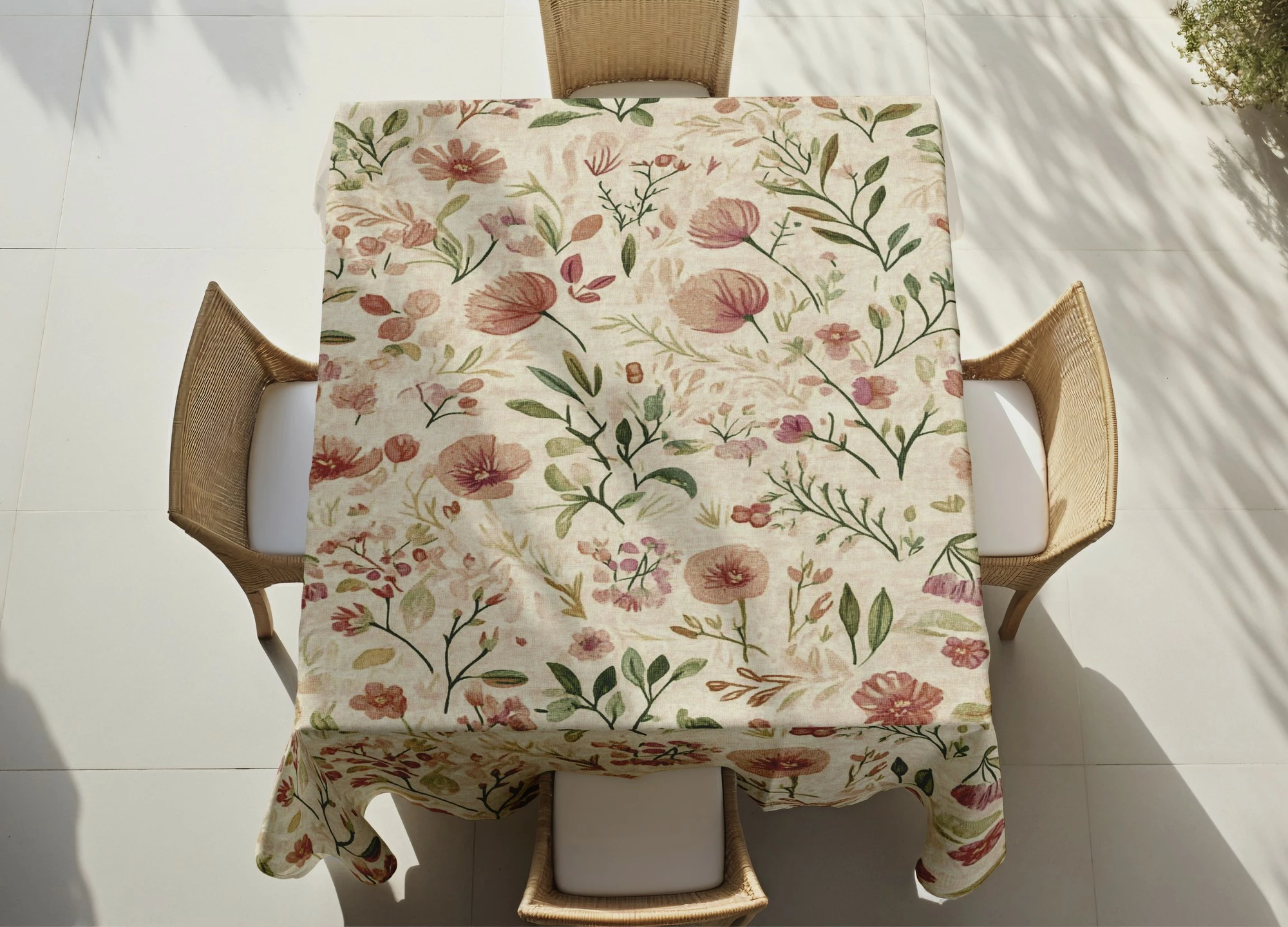 Mbulesë tavoline Hermia, shumëngjyrëshe, Asr-tblclt25-50, 140x180 cm