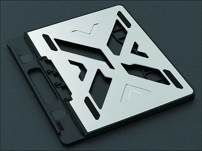 Mbajtëse laptopi Conceptronic ERGO 15.6", metalike, gri
