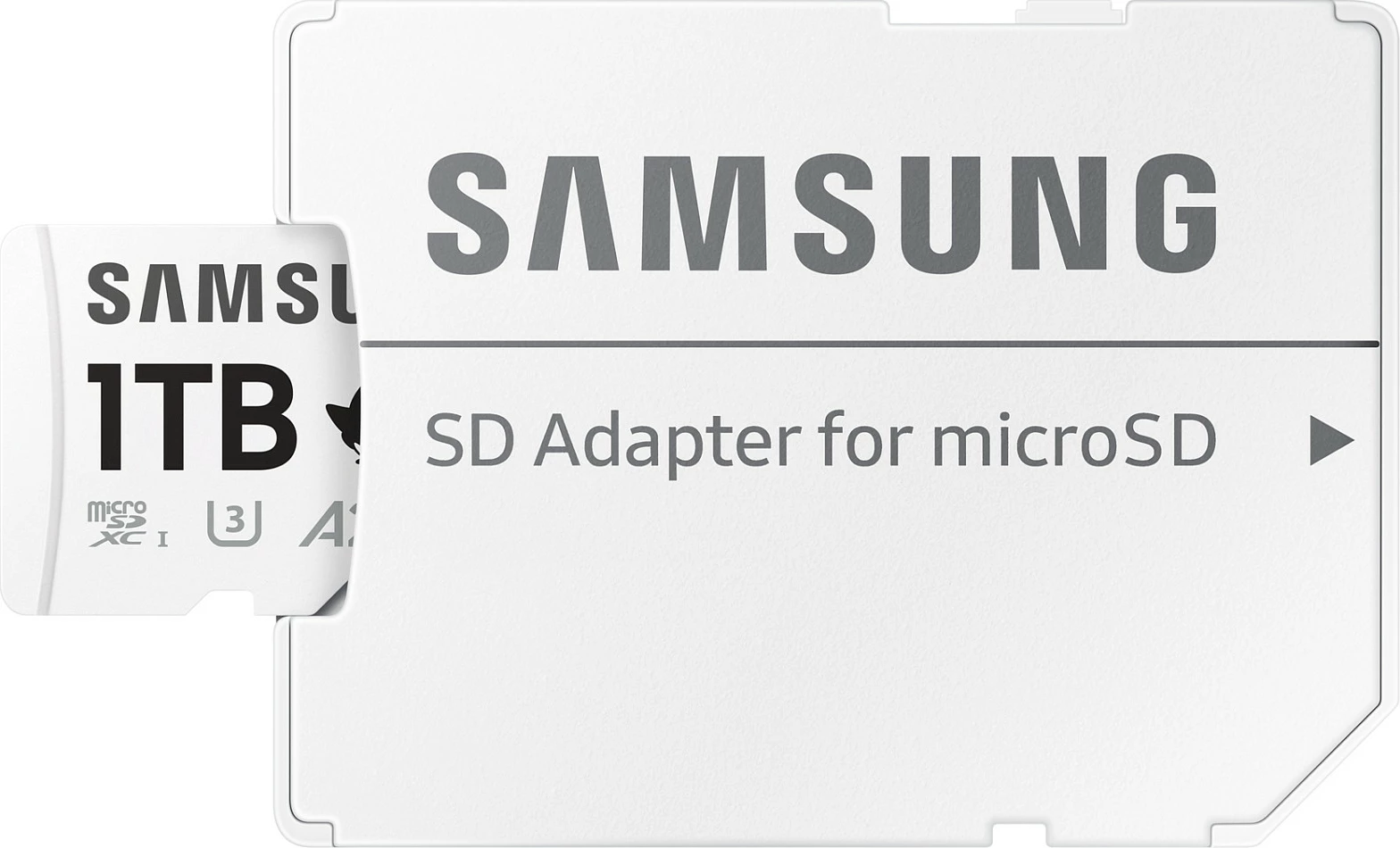 MicroSDXC Samsung 1TB PRO Plus Sonic, Class 10, UHS-I, A2, V30, bardhë