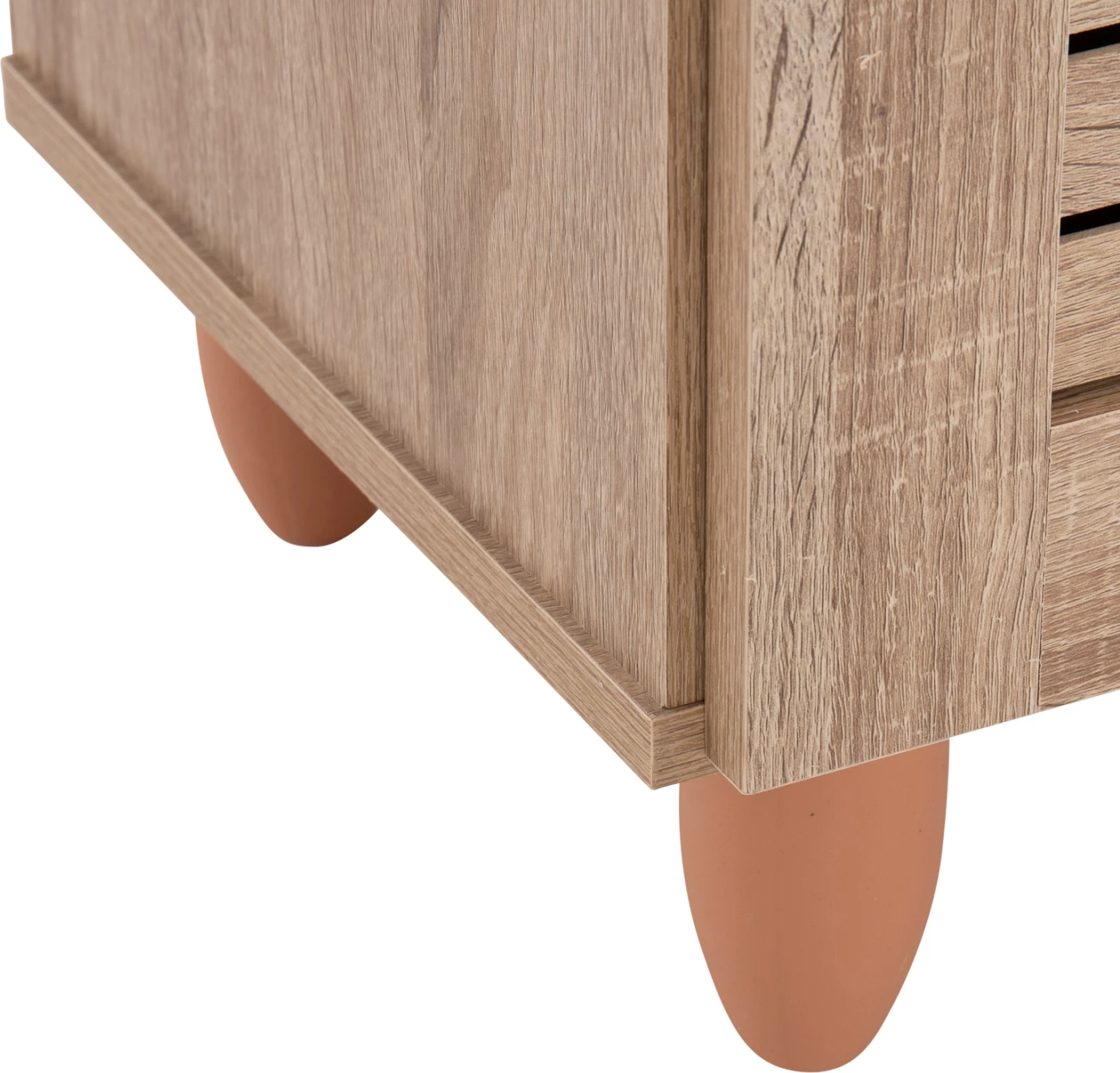 Dollap këpucësh PROLLY FH9609.02 melaminë, ngjyrë sonoma, 3 dyer, 4 rafte, 87x32x88H cm