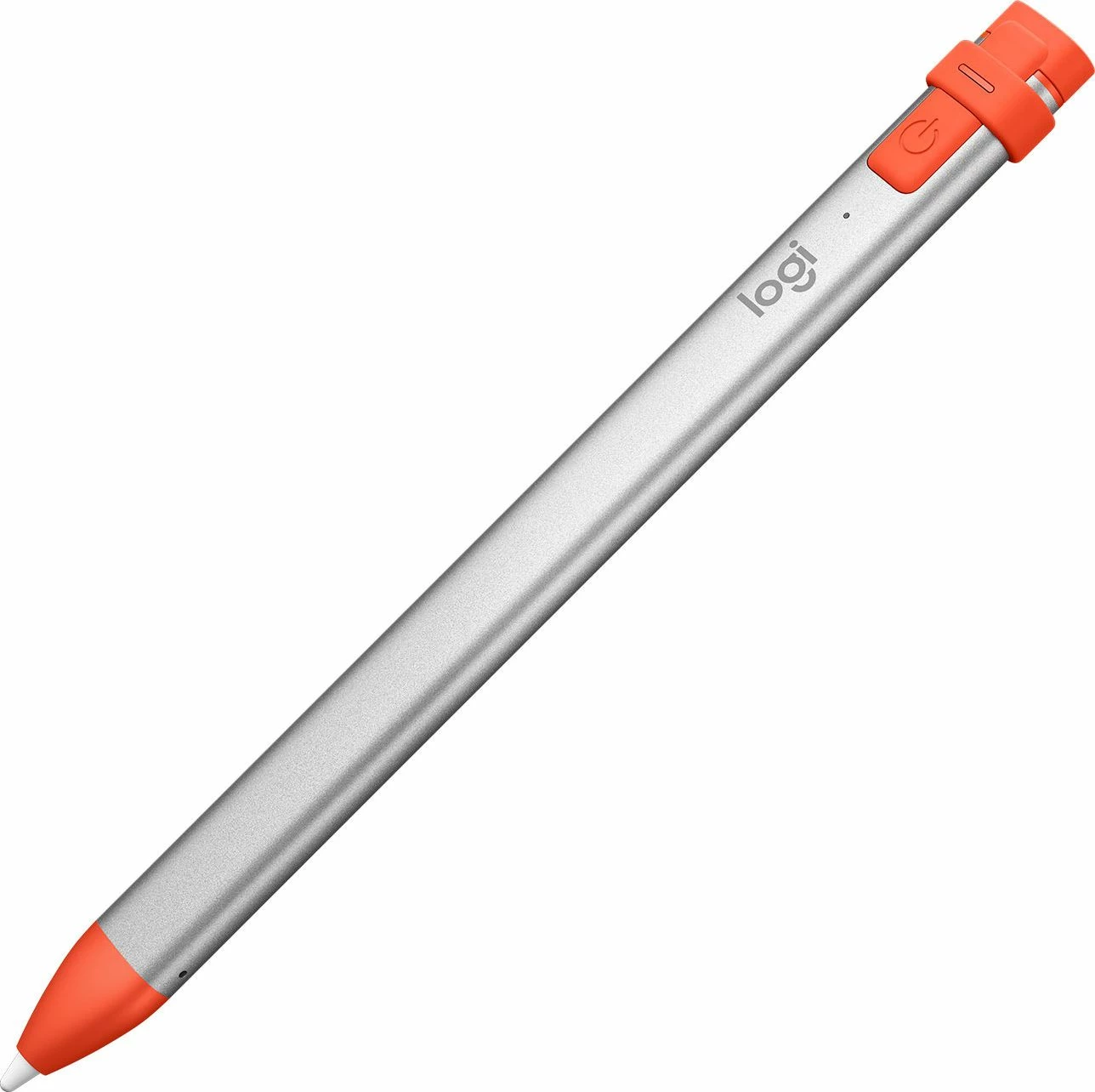 Stilus Logitech Crayon 914-000034, për iPad, Lightning, argjendtë-portokalli