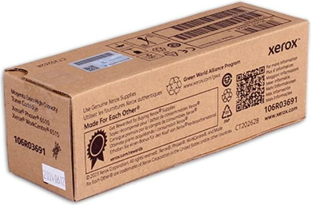Toner Xerox 106R03691 kapacitet ekstra i lartë 4300 faqe për Phaser 6510/WorkCentre 6515 magenta