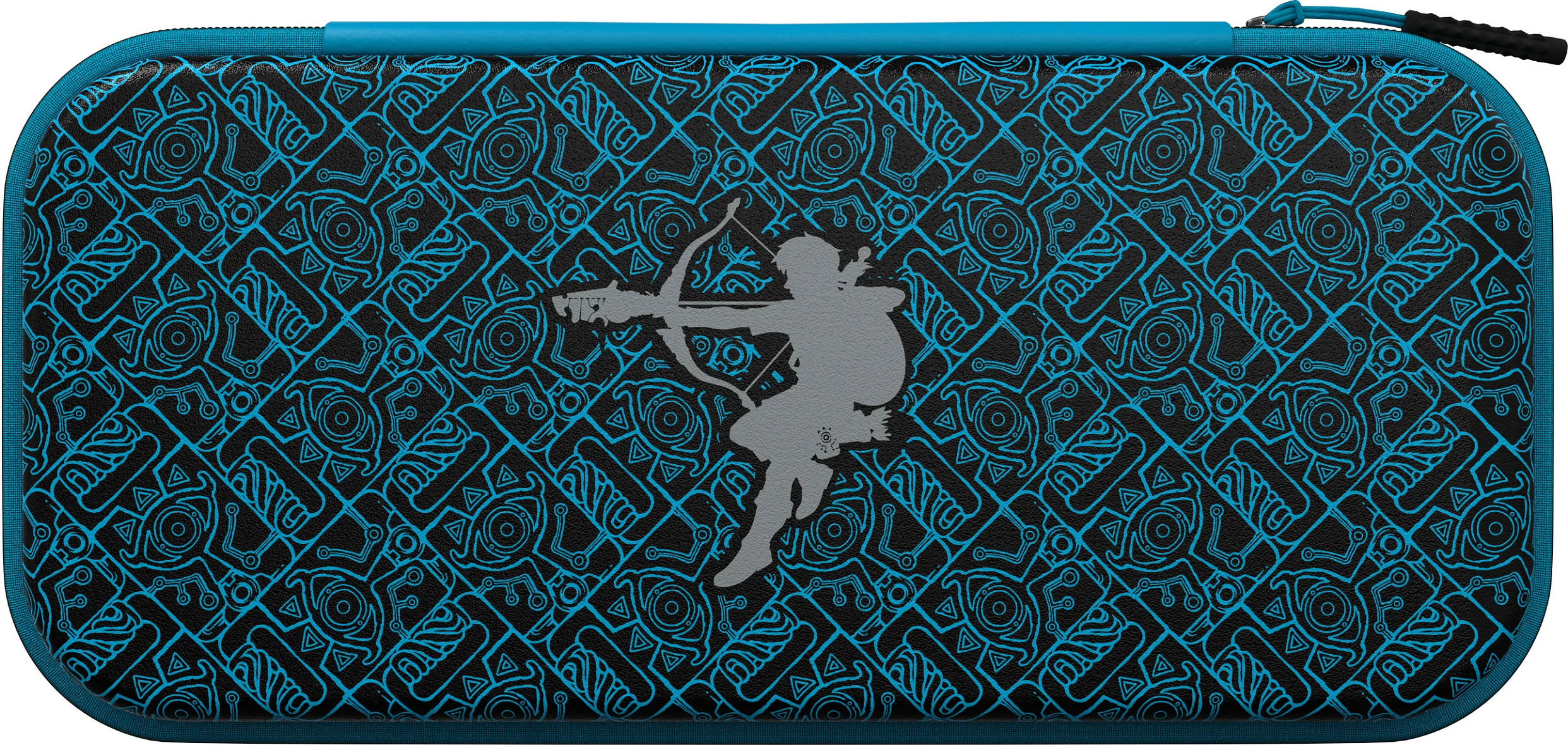 Çantë udhëtimi PDP SheikahShoot për Nintendo Switch/Lite/OLED, hardshell, e zezë/turkeze