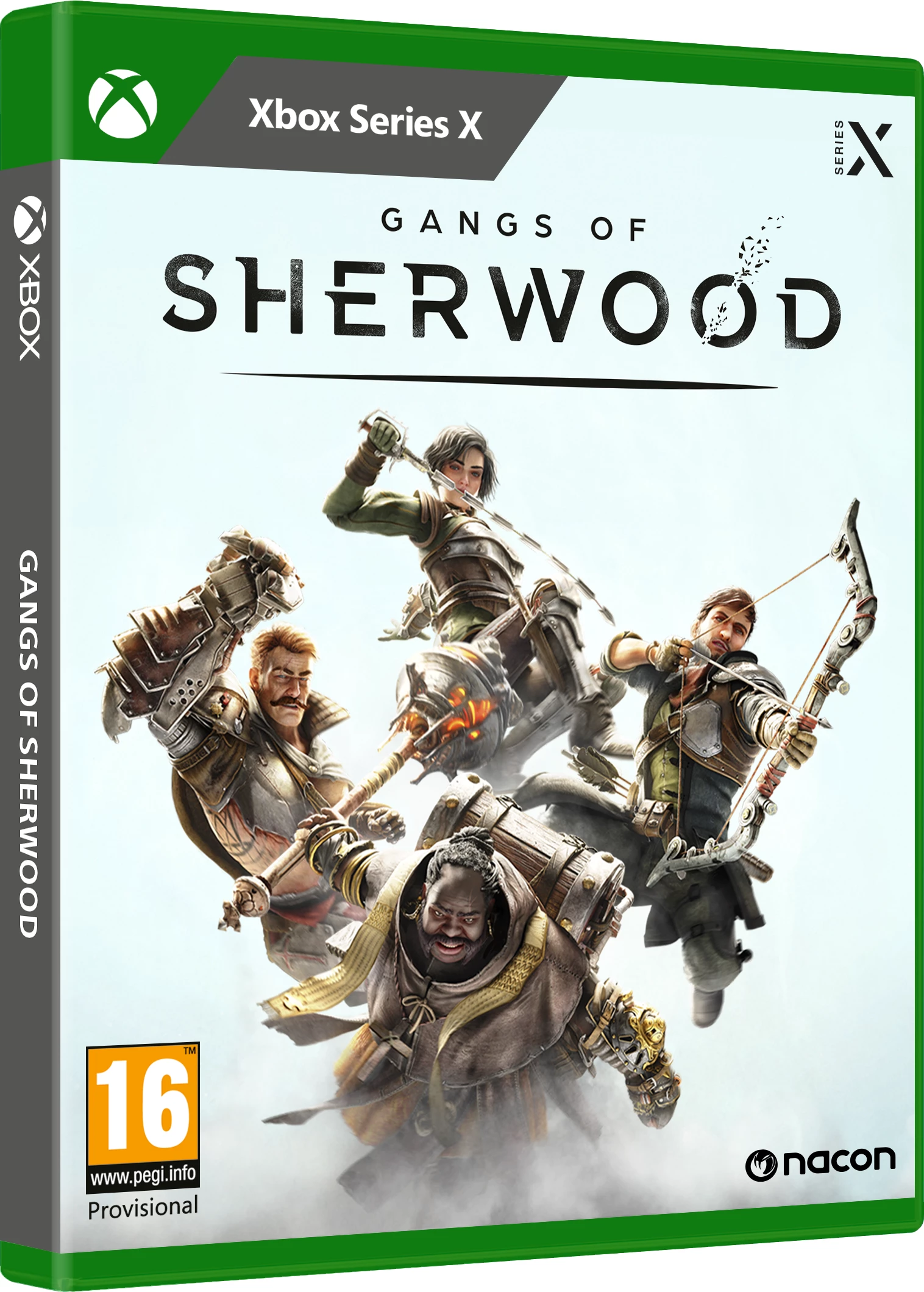 Video lojë Nacon Gaming Gangs of Sherwood për Xbox Series X & Xbox One, PEGI 16