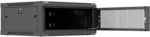 Kasë rack LANBERG 19" 4U, 600x600mm, e zezë, derë me vrima