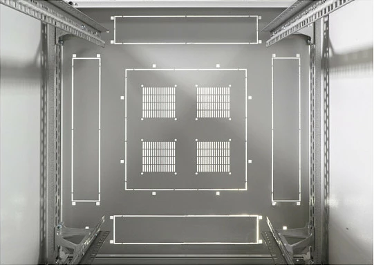 Kabinet rrjeti EFB Elektronik Netzwerkschrank-PRO 42HE, 1963 x 800 x 1200 mm, RAL 7035 gri