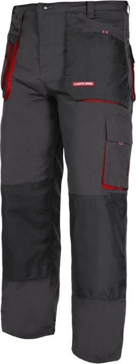 Pantallona pune LAHTI PRO LPSR0152, madhësi L/52, poliester/pambuk 267 g/m², gri e errët