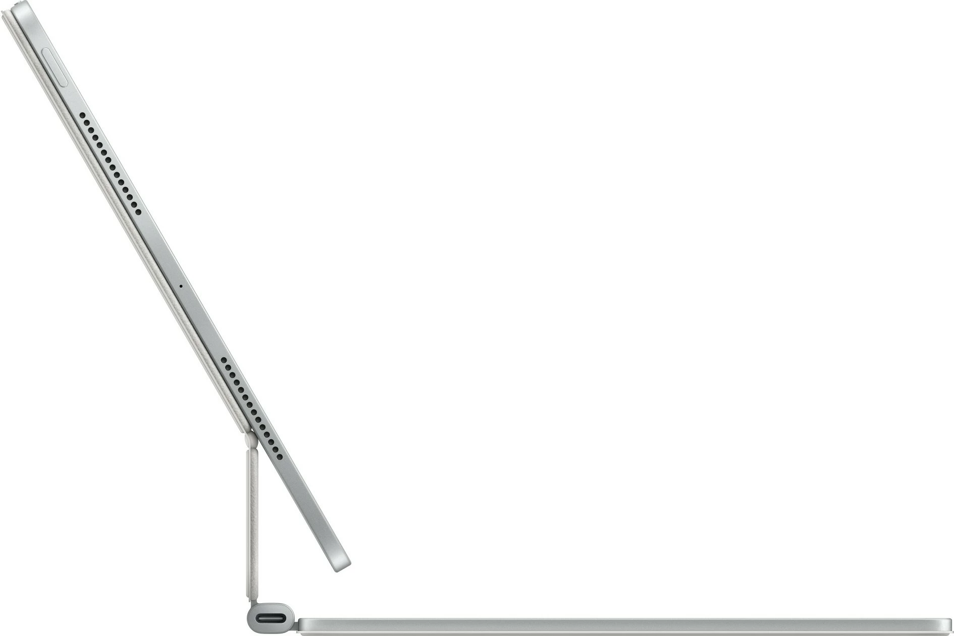 Tastierë Apple Magic Keyboard, QWERTY, US English, Trackpad, Scissor key switch, 1 mm, e bardhë