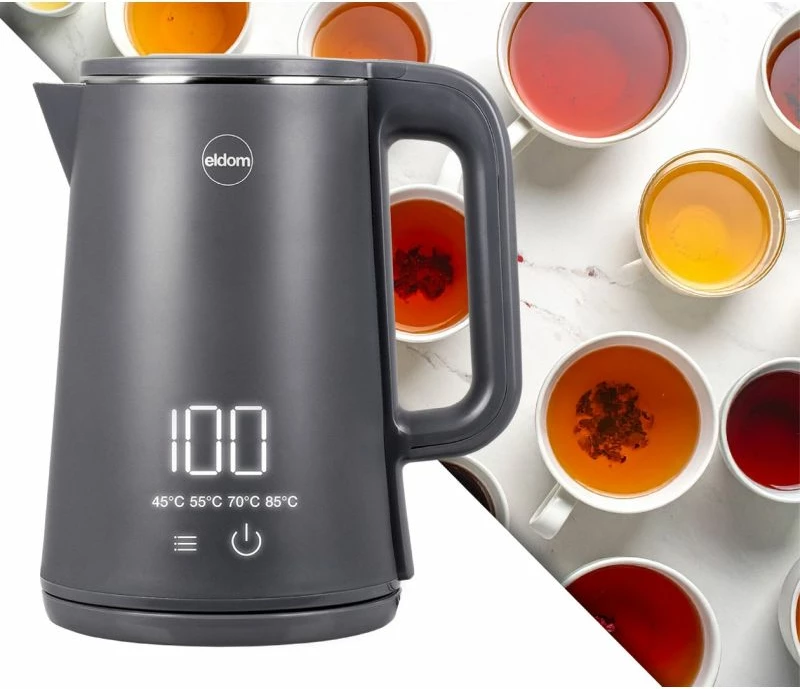 Çajnik pa kabllo ELDOM C515S ORRA, gri, 1.8L