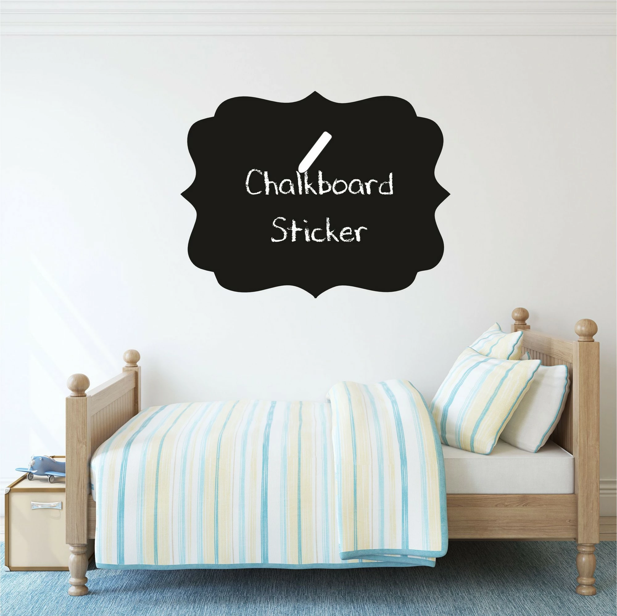 Sticker dekorativ për mur, Wallity, ngjyrë e zezë, MY-00103