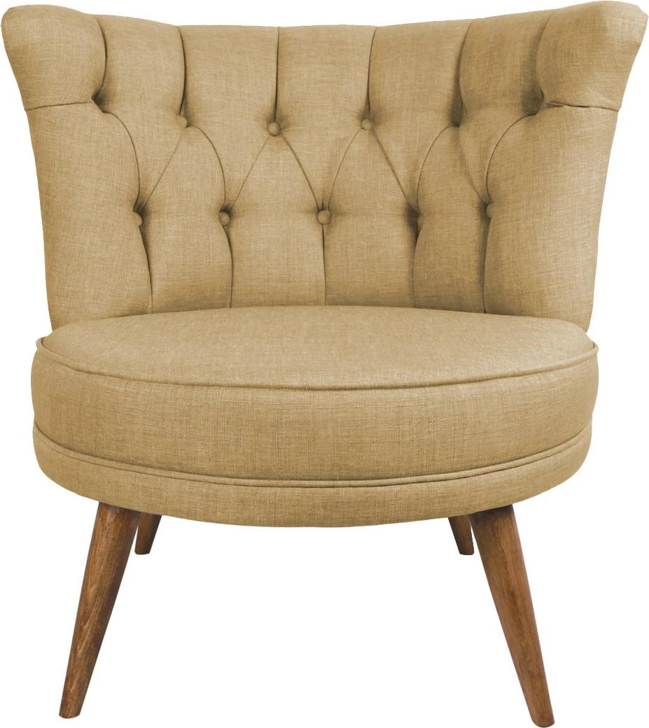 Karrige wing Atelier del Sofa, Richland, ngjyrë kafe e çelët