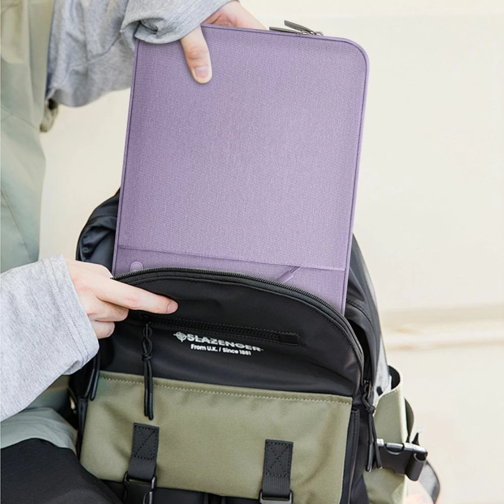 Mbështjellës laptopi Tech-Protect Sleeve 13-14", 33.5×23.5 cm, lavender, 1 copë