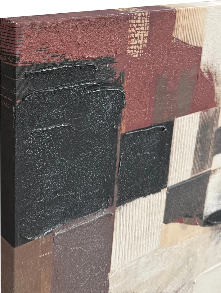 Pikturë dekorative ISIS, shumëngjyrëshe, kanavacë dhe dru, 80x3x120cm