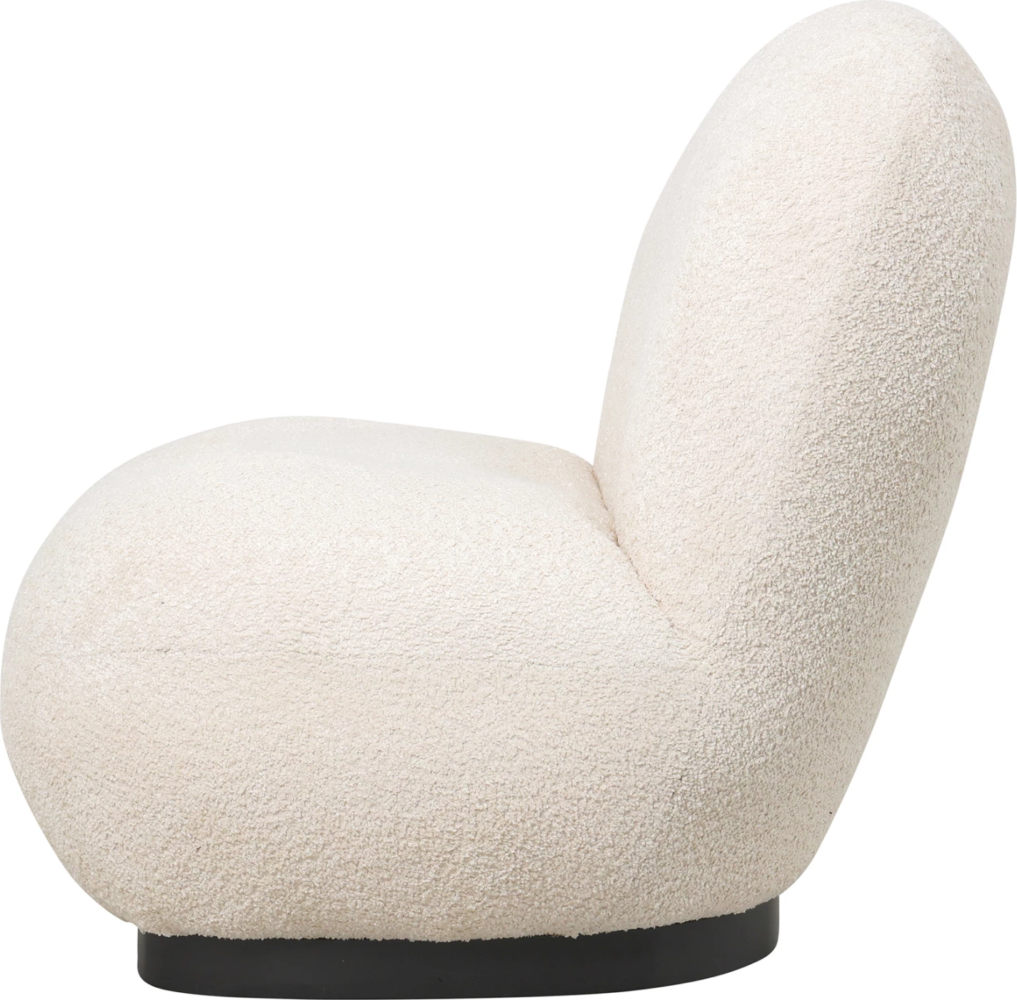 Karrige BEANY FH9591.06, pëlhurë boucle ecru, 85x82x77H cm