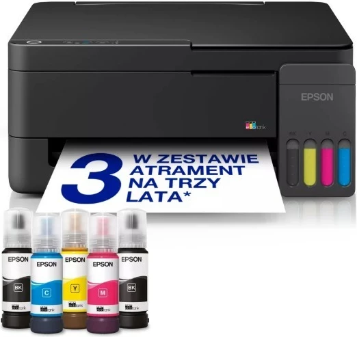 Printer multifunksional Epson EcoTank L3310, inkjet, A4, USB 2.0, i zi
