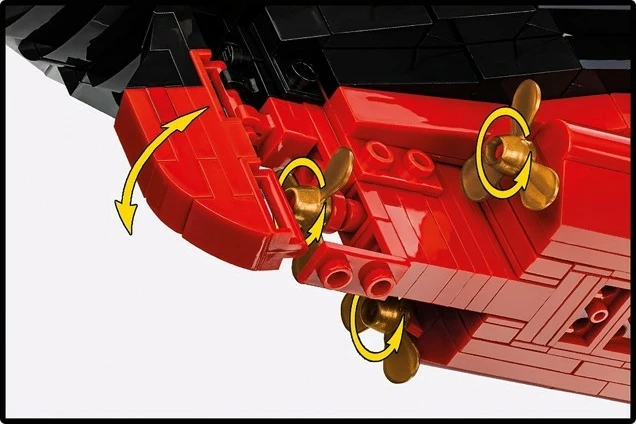 Set blloqesh ndërtimi Cobi Titanic COBI-1686, 3260 pjesë, Historical Collection, 91 cm