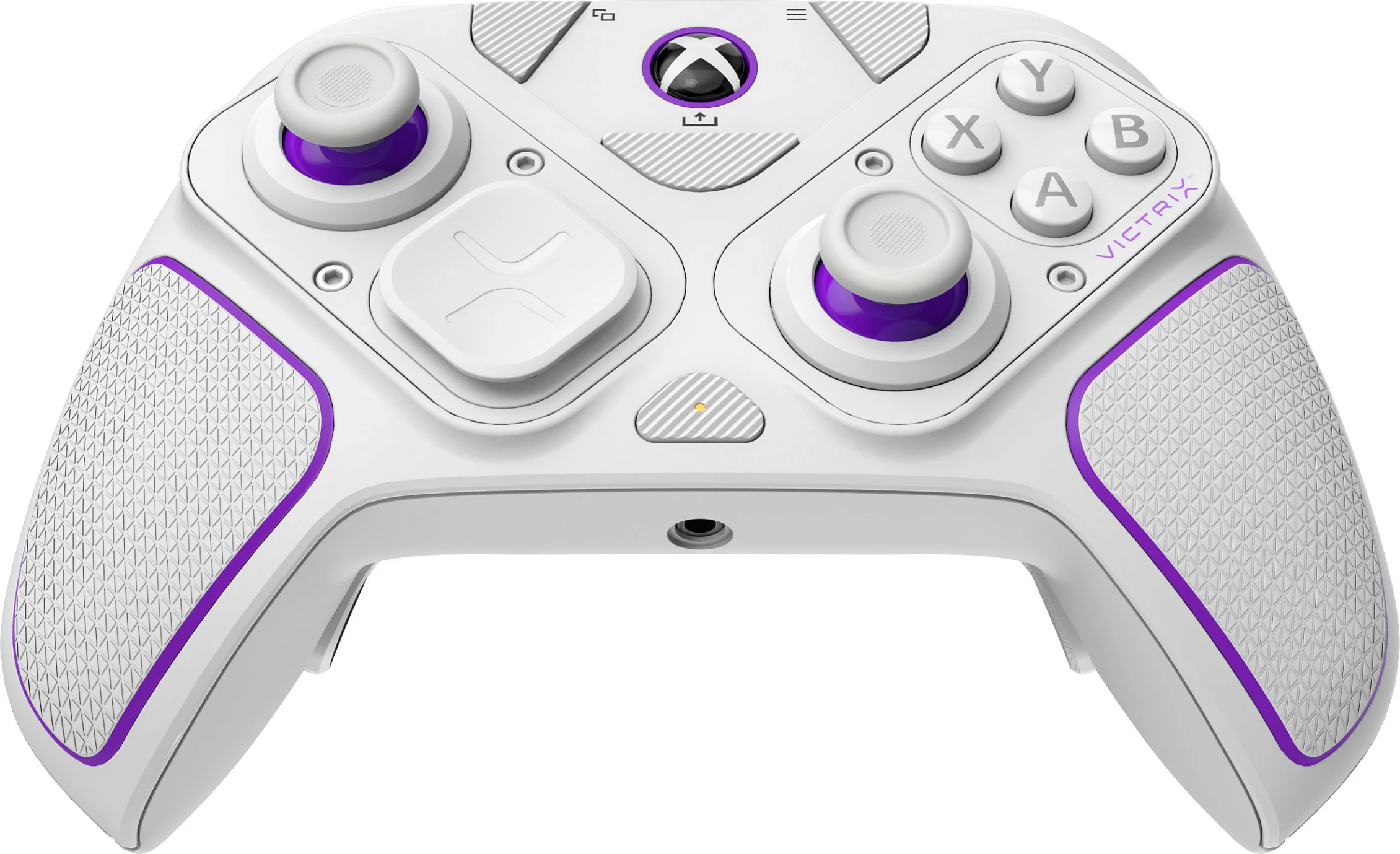 Kontroller lojërash PDP Victrix Pro BFG Wireless, për PS5/PS4 & PC, USB-C, bardhë/vjollcë