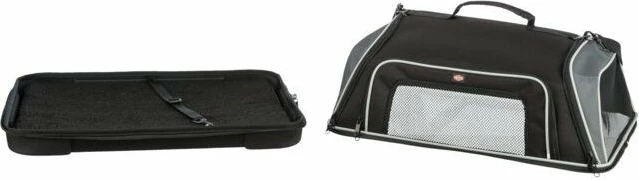 Çantë transporti për kafshë Trixie 28907, airline/IATA, deri 7 kg, 55x40x23 cm, EVA/poliester, e zezë
