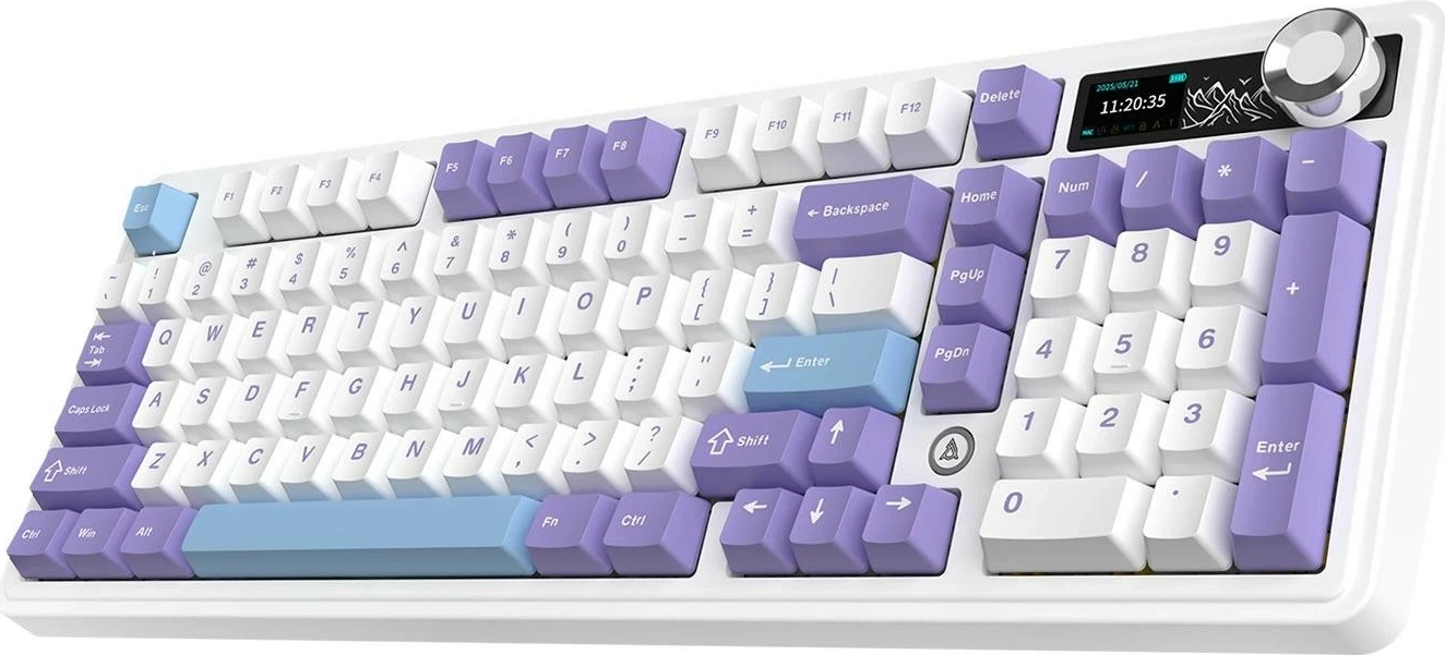 Tastierë mekanike Ajazz AK980 V2, 98%, wireless/Bluetooth, RGB, hot-swap, vjollcë