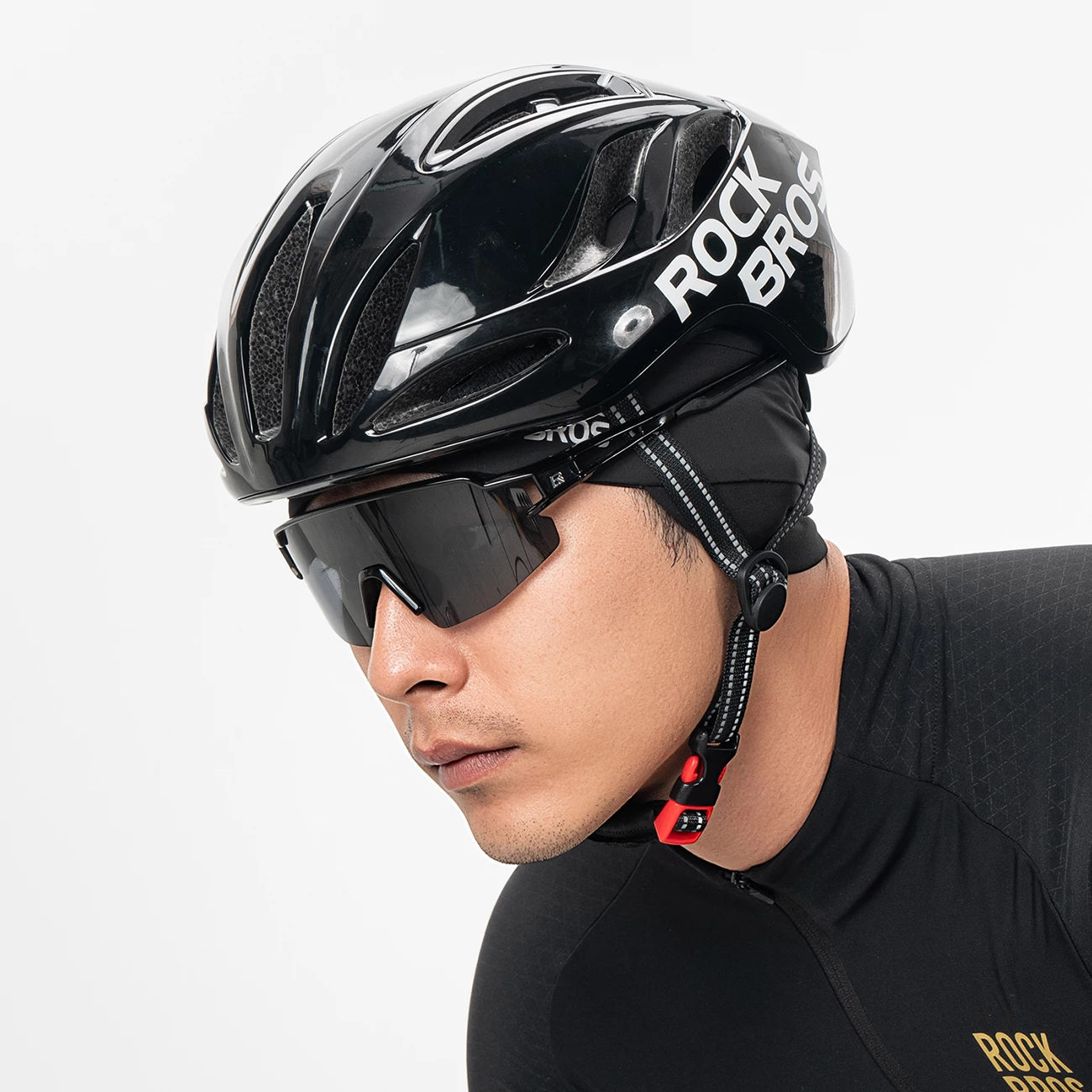 Kapelë çiklizmi dimërore Rockbros M015, e kthyeshme, 54-61 cm, e zezë