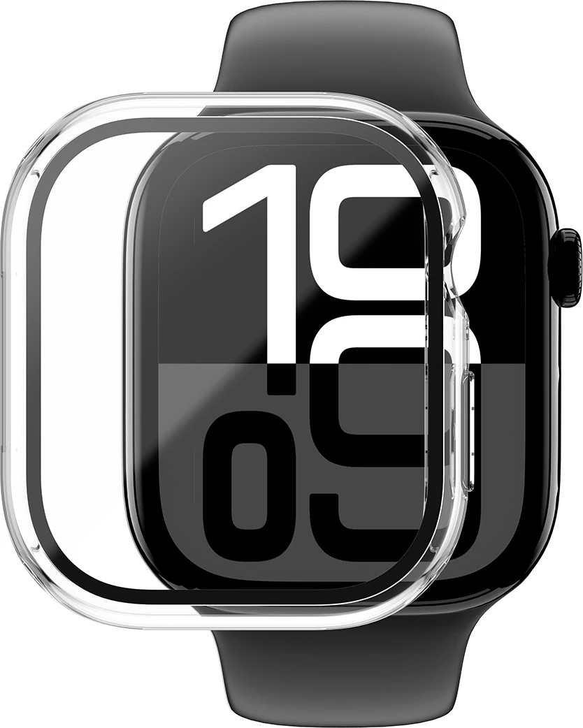 Mbështjellës AmazingThing Radix Glass për Apple Watch 42mm, Transparent