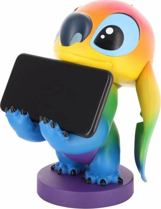 Mbajtës celulari/kontrolleri Cable Guys Disney Lilo & Stitch Rainbow Stitch 20 cm, shumëngjyrësh