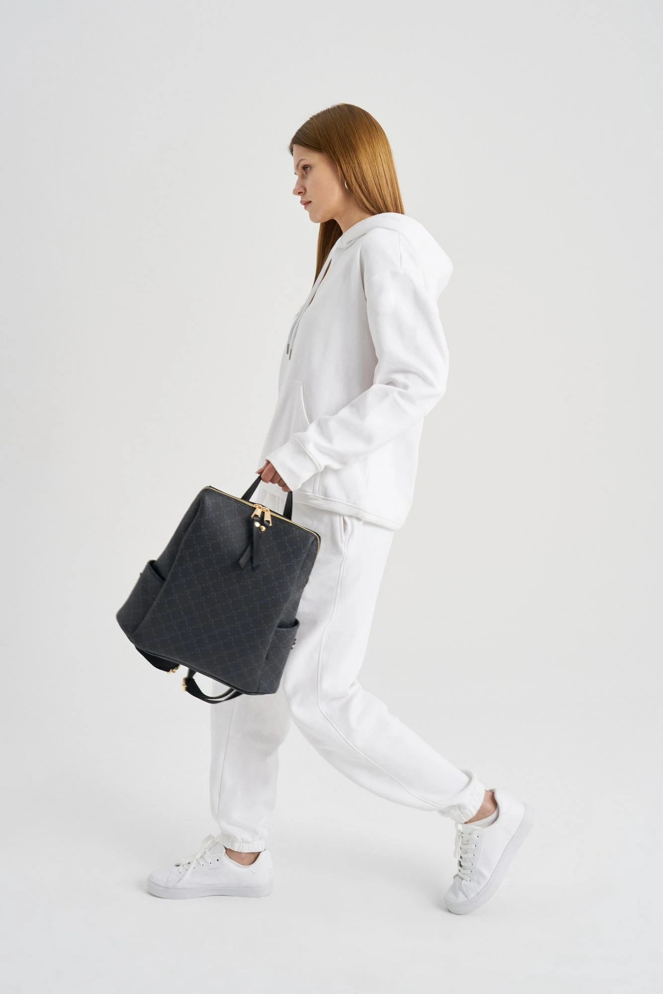 Çantë shpine Lucky Bees, 359 v2, e zezë, gri