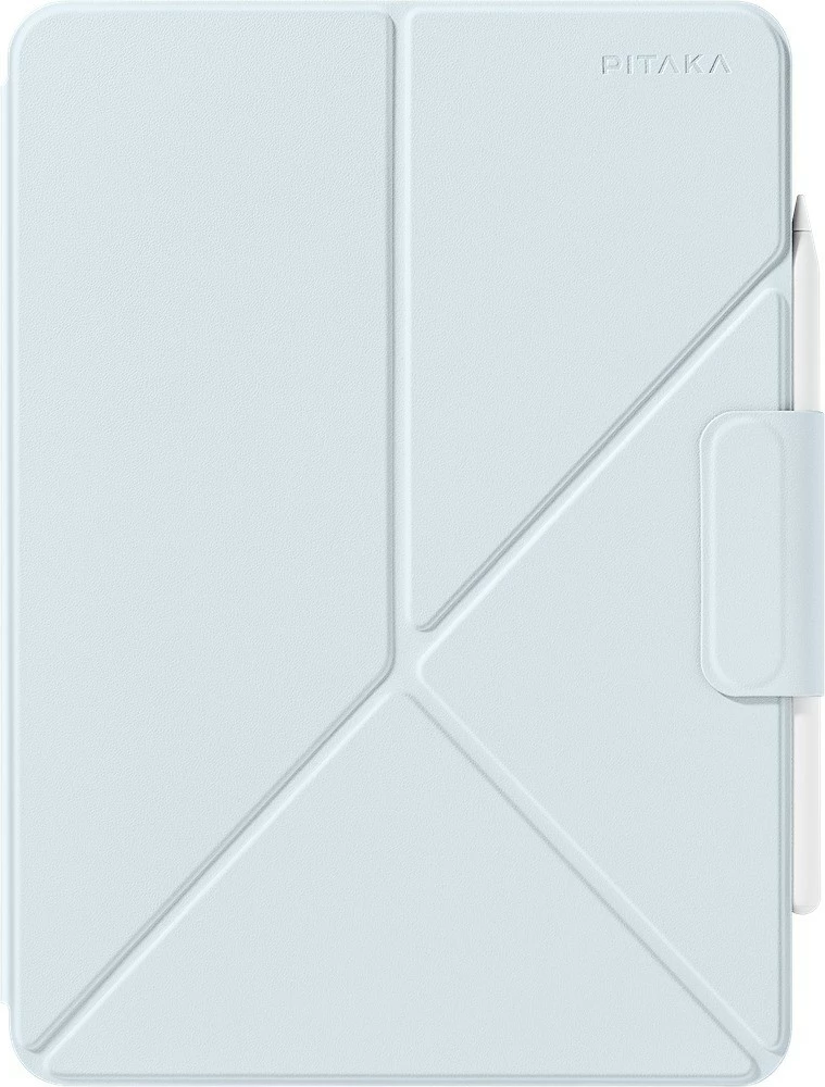 Mbështjellës PITAKA MagEZ Folio 2 për iPad Air 10.9 / iPad Pro 11, holder për Apple Pencil, sleep/wake automatik, light blue