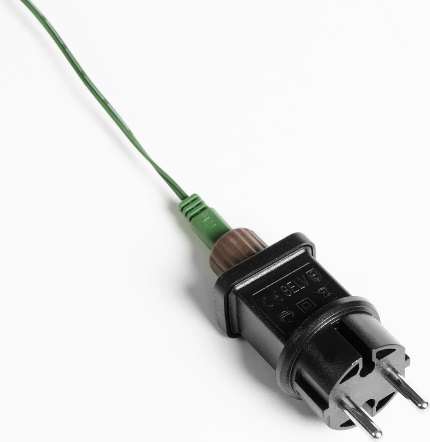 Pemë e Krishtlindjeve, borë artificiale, me LED, PVC, 150x150x210, e gjelbër-bardhë