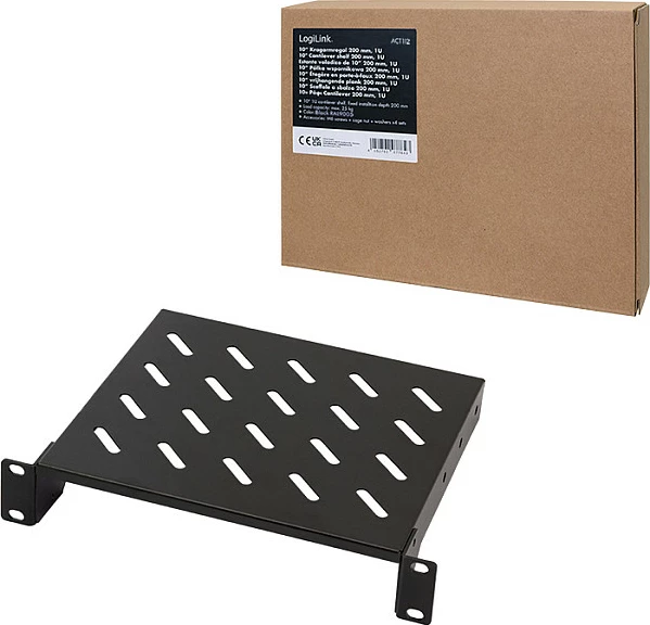 Raft cantilever 10" LogiLink, 1U, 200 mm, i zi