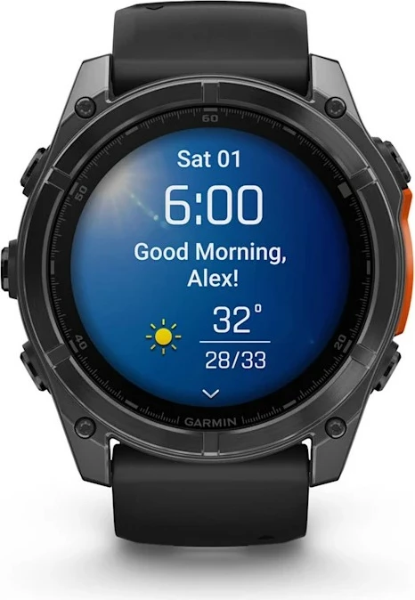 Smartwatch Garmin Fenix 8, 32GB, AMOLED, GPS, zi